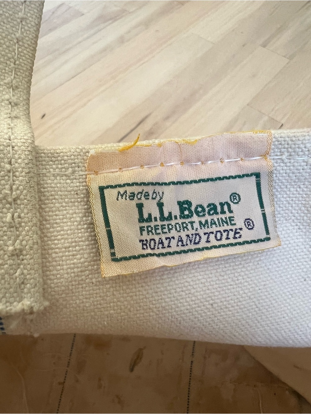 VTG LLBean Boat and Tote - Picture 3 of 11